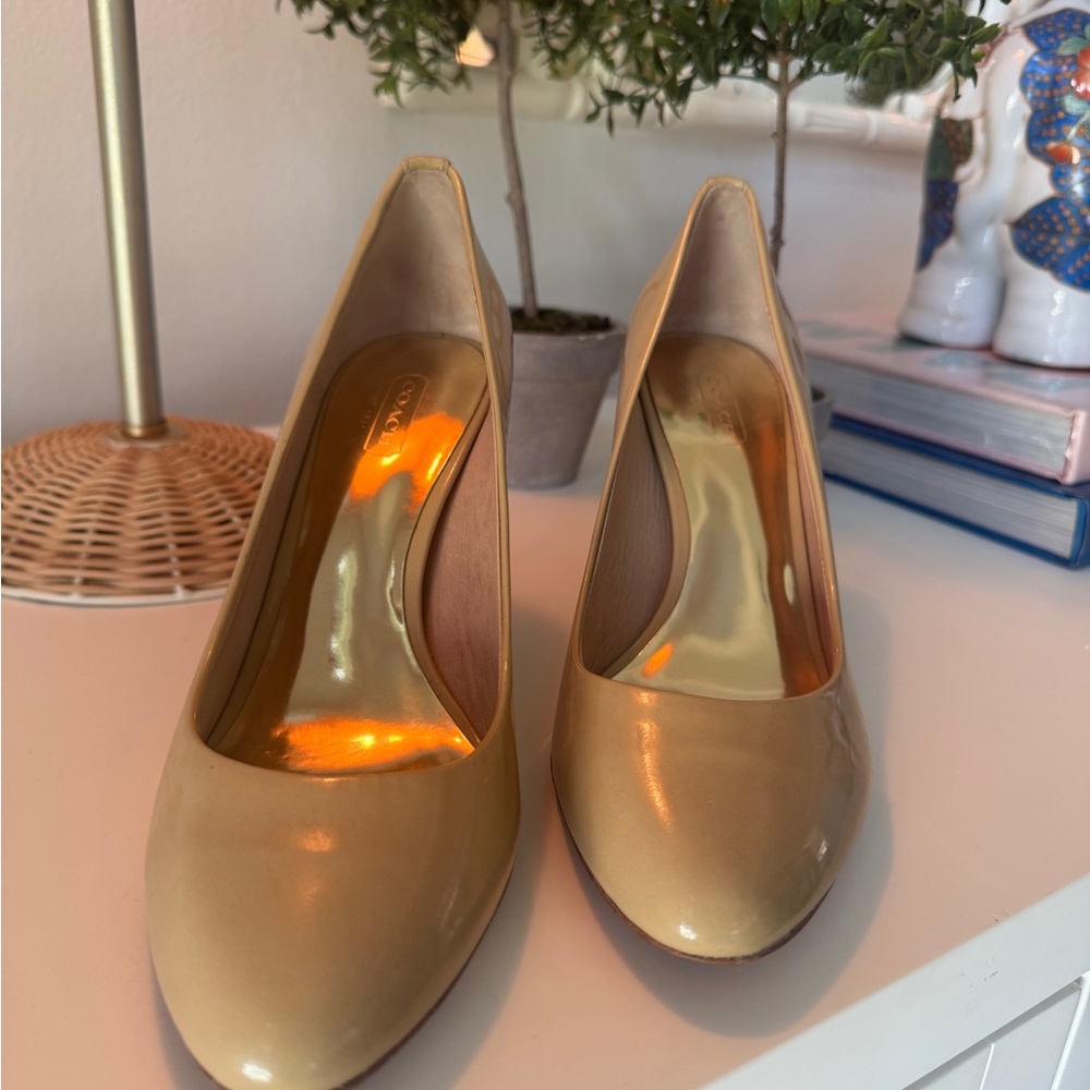 Coach Beige Heels